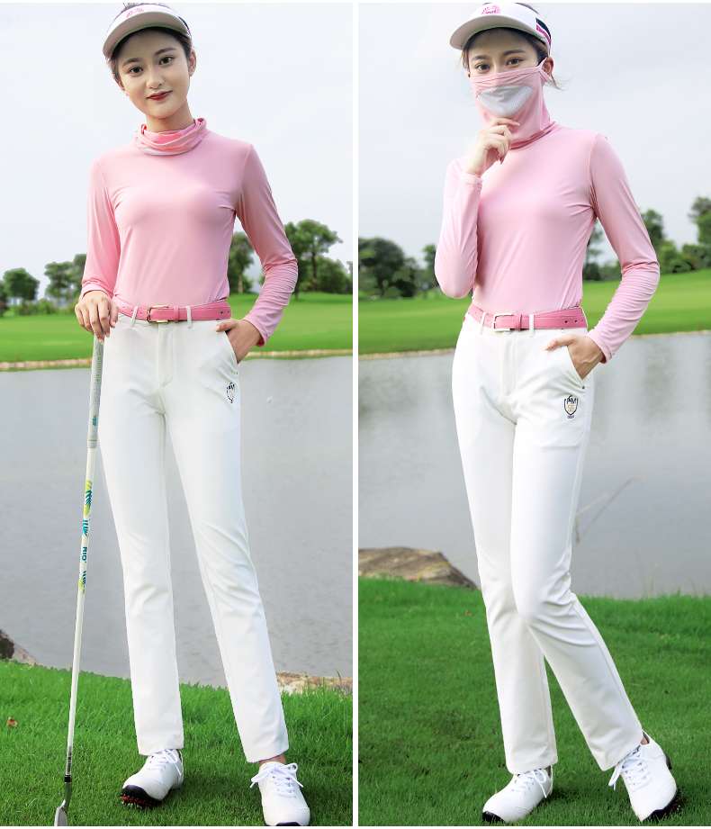 ロングTシャツ　ゴルフウェア長袖トップス