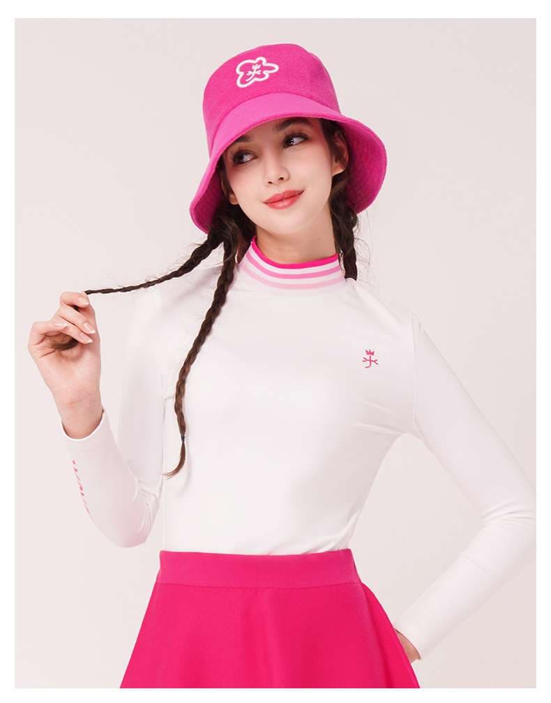 ロングTシャツ　スポーティーエレガンスロングスリーブトップス
