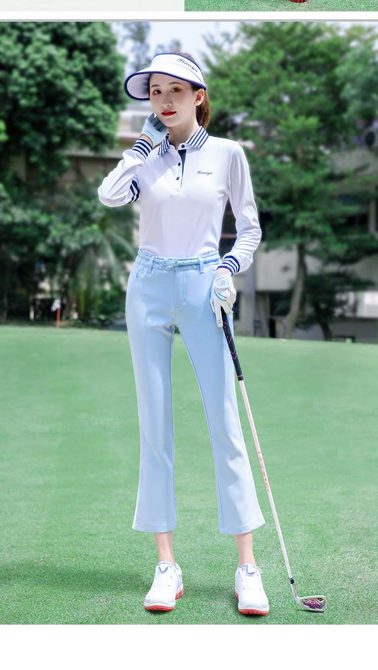 ロングパンツ　ゴルフ用スリムフィットパンツ