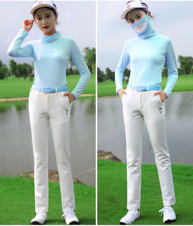 ロングTシャツ　ゴルフウェア長袖トップス