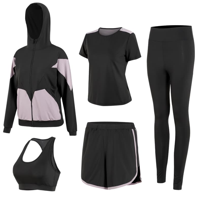 セットアップ　スタイリッシュランニングウェア5点セット