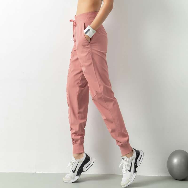 ロングパンツ　快適ストレッチジョガーパンツ