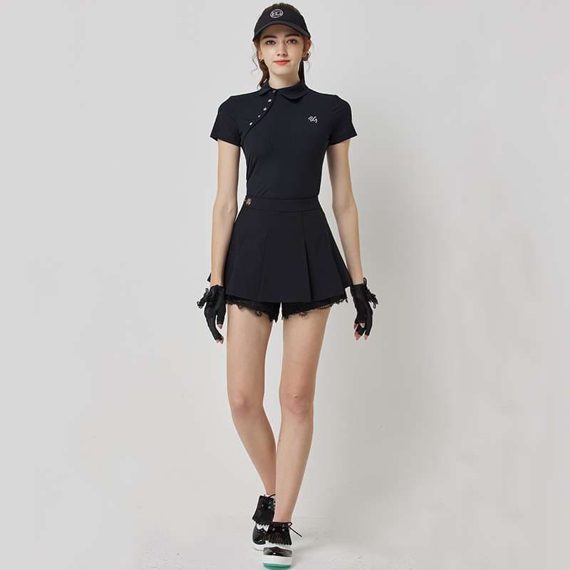 セットアップ　快適スポーツポロシャツスカートセット
