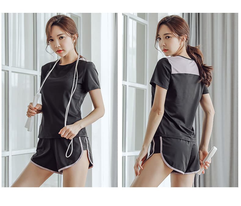 セットアップ　スタイリッシュランニングウェア5点セット