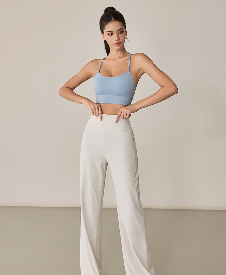ロングパンツ レディーススポーツウェア なめらかシルエットワイドパンツ