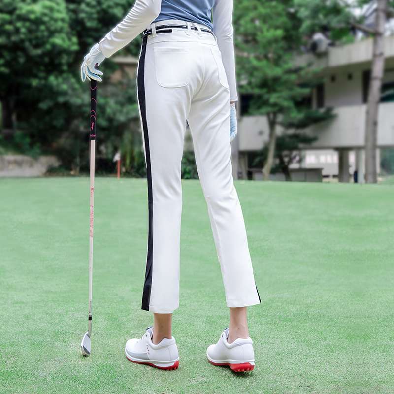 ロングパンツ　ゴルフ用スリムフィットパンツ