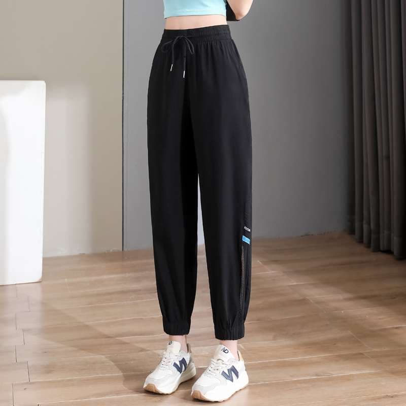 ロングパンツ　メッシュポケット付きスポーツパンツ