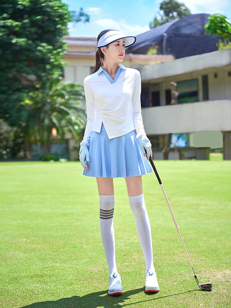 ロングTシャツ　UVカット機能付ゴルフレディースウェア