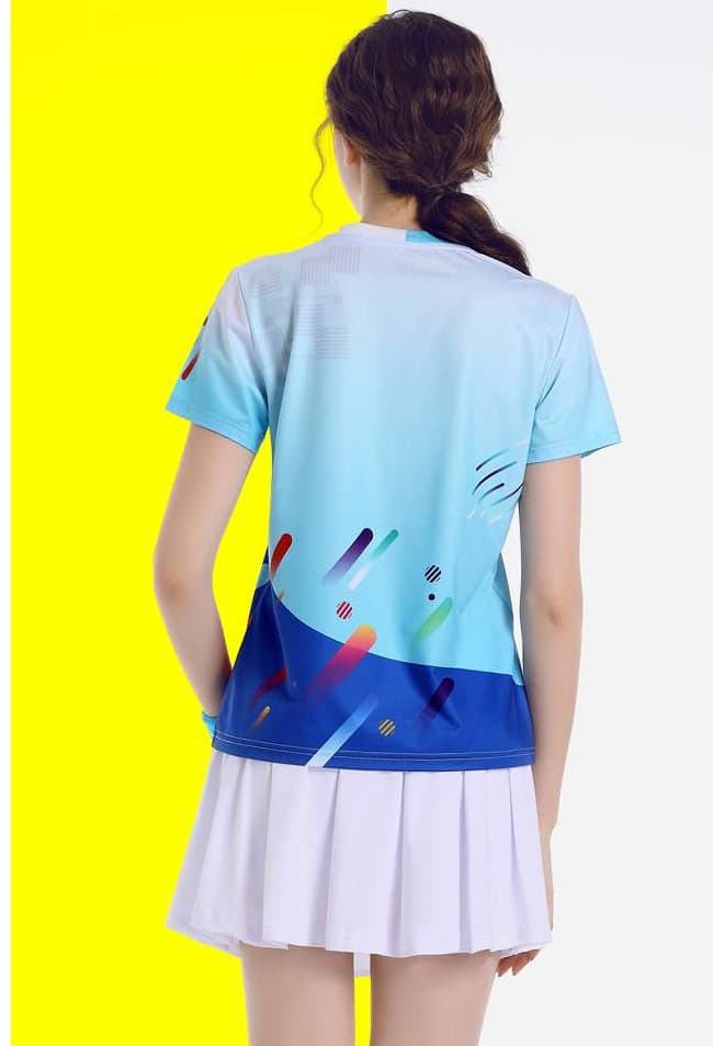 Tシャツ アシンメトリーデザインスポーツシャツ